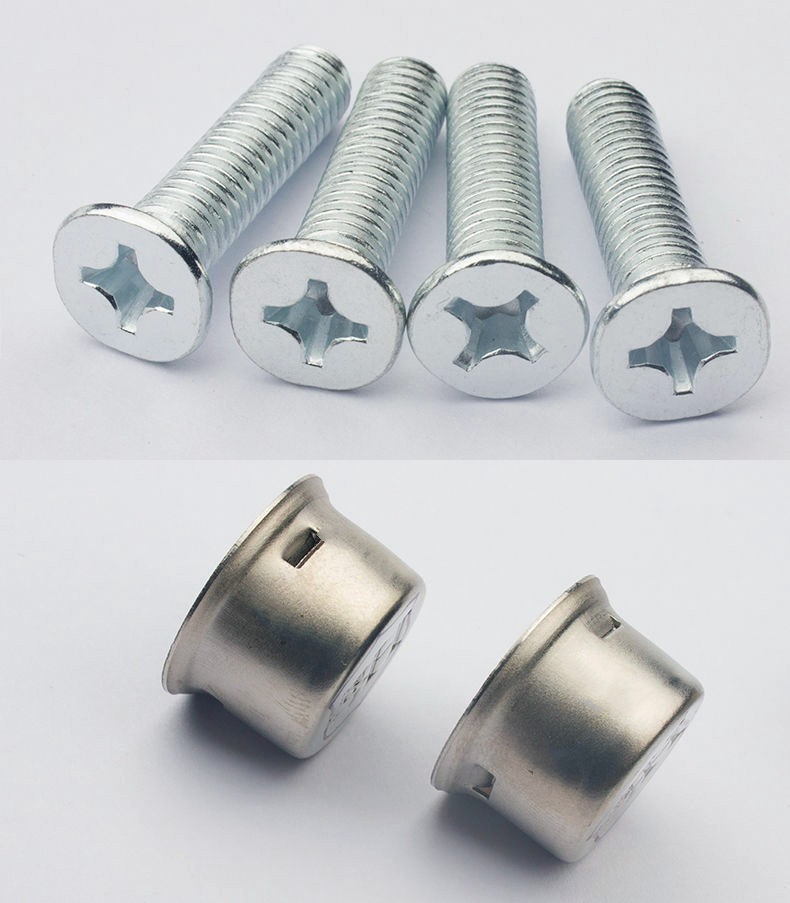 车牌用的螺钉广东省粤abcdefghjklmnpqs 新款不锈钢帽牌照固定十字螺