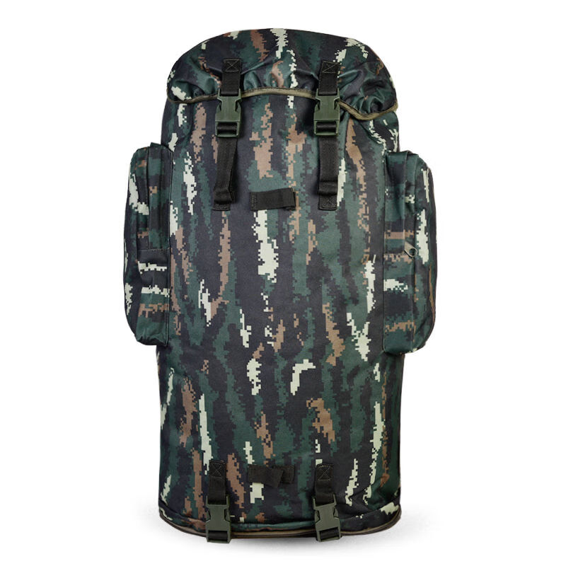 配发07背囊01b寒区单兵生活携行具钢架防水双肩背包温区 荒漠迷彩(送