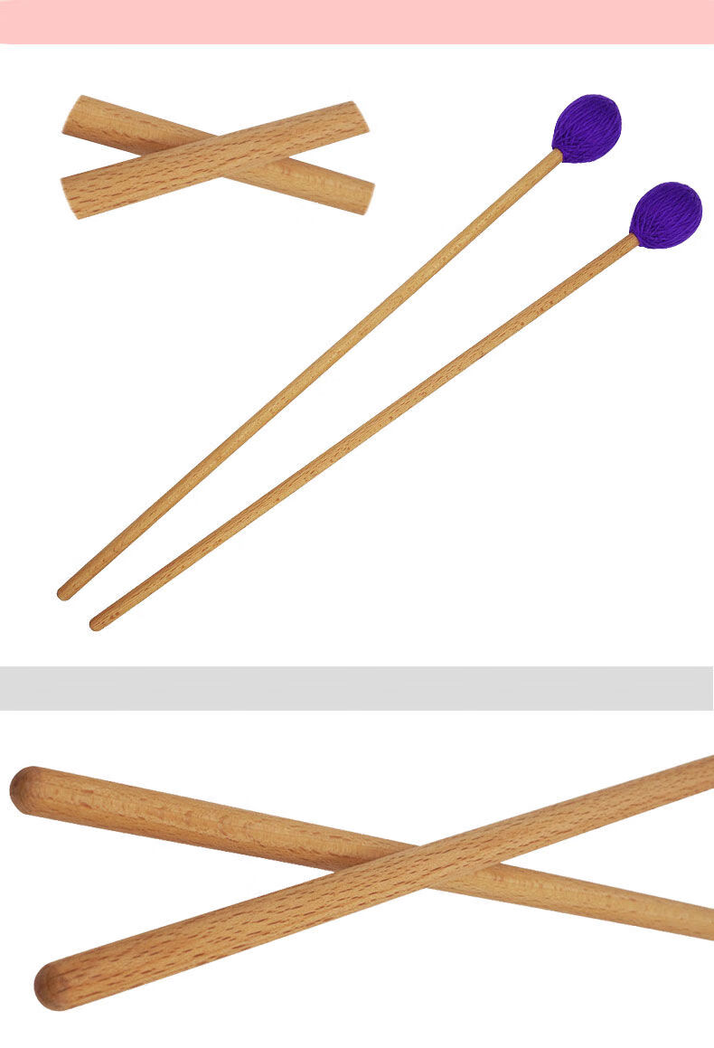 特价 马林巴槌 颤音琴锤 耐打鼓槌鼓棒钢片琴锤 马林巴琴锤 紫色