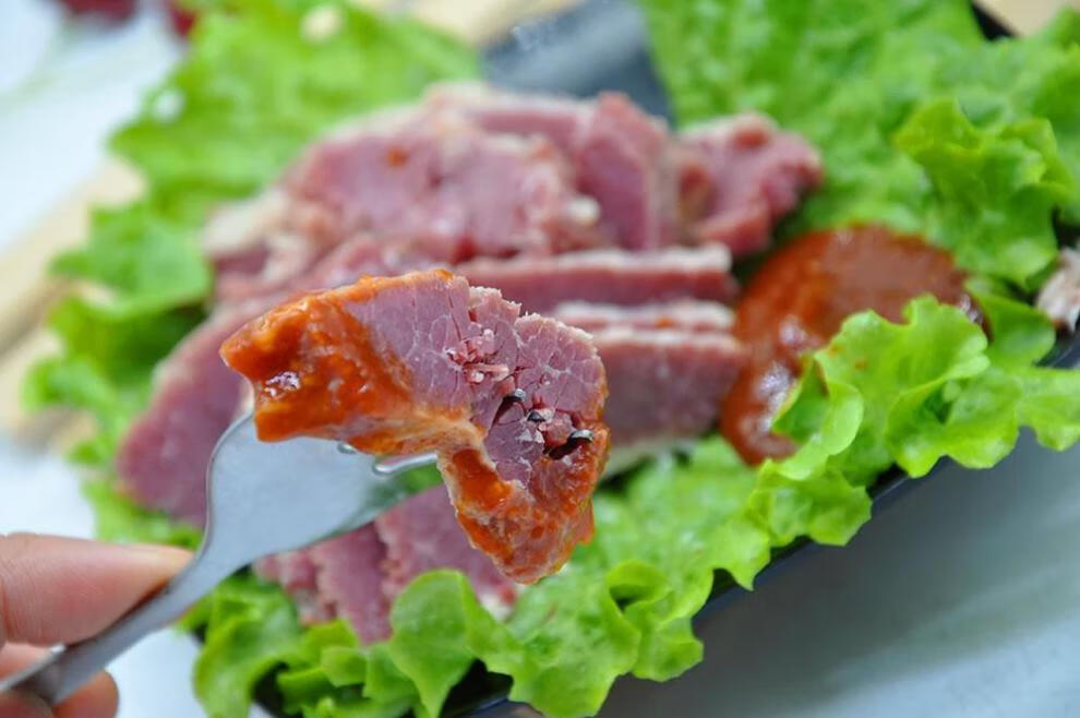 山东菏泽曹县米家烧牛肉米宏米家烧牛肉年货牛肉礼盒装米宏167克x2袋
