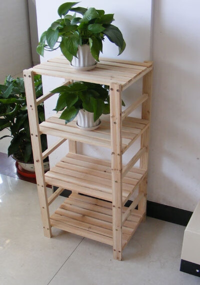 实木简易实木置物架多层储物架家用架木架子木板层架木质可定做 七层