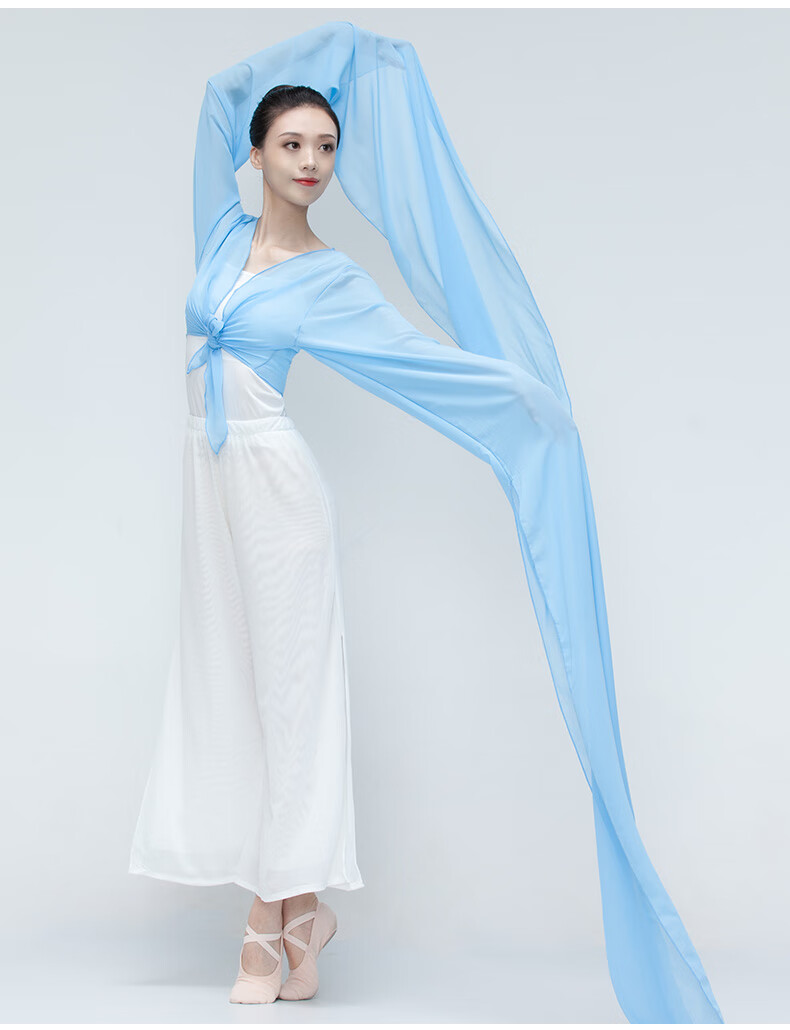 迪士尼水袖舞蹈服上古典舞练功服儿童中国风藏族戏曲惊鸿舞演出服新款