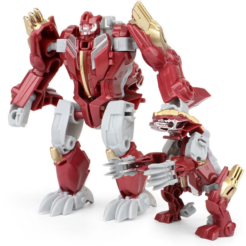 五合一变形机器人求雨鬼战神联盟合体小人儿童玩具 紫色碎尸鲨【图片