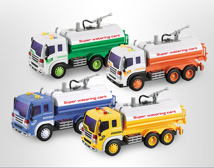 喷雾洒水车模型儿童仿真加湿喷雾车大号洒水车玩具可喷水雾炮降尘雾霾