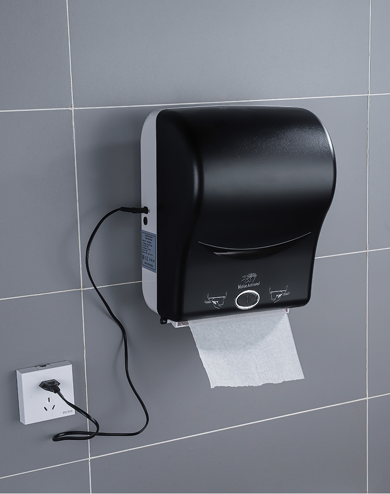 感应智能出纸机 摩森高 卫生间自动出纸机电动纸巾盒擦手纸盒挂壁式