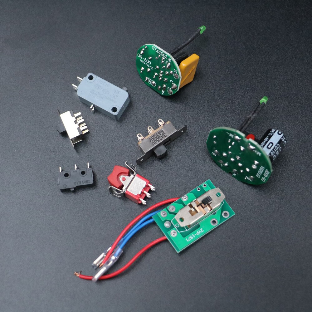 微动开关 电动螺丝刀启动开关 正反转开关电起子线路板 带线路板801