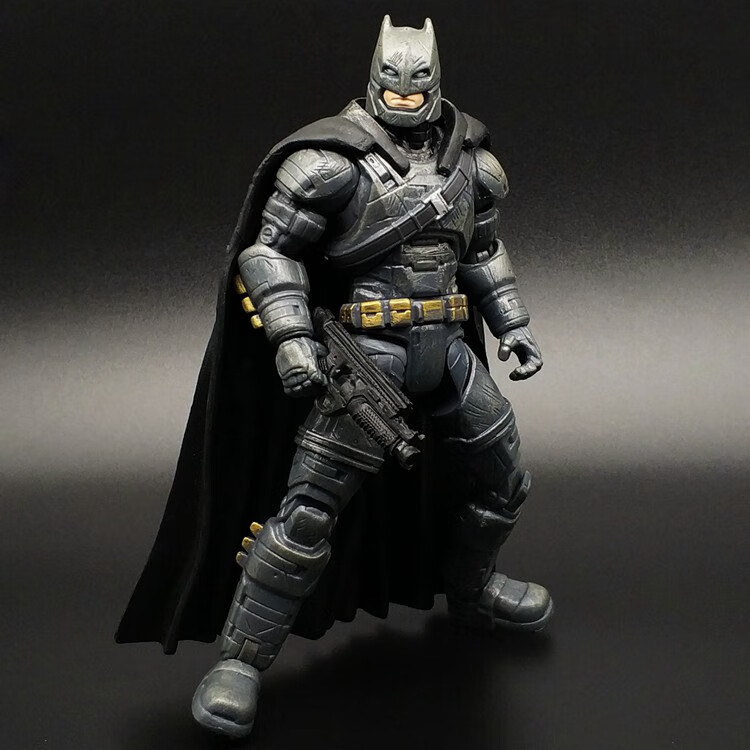 蝙蝠侠手办重甲大战超人阿甘骑士可动人偶玩具模型周边小丑女 重甲