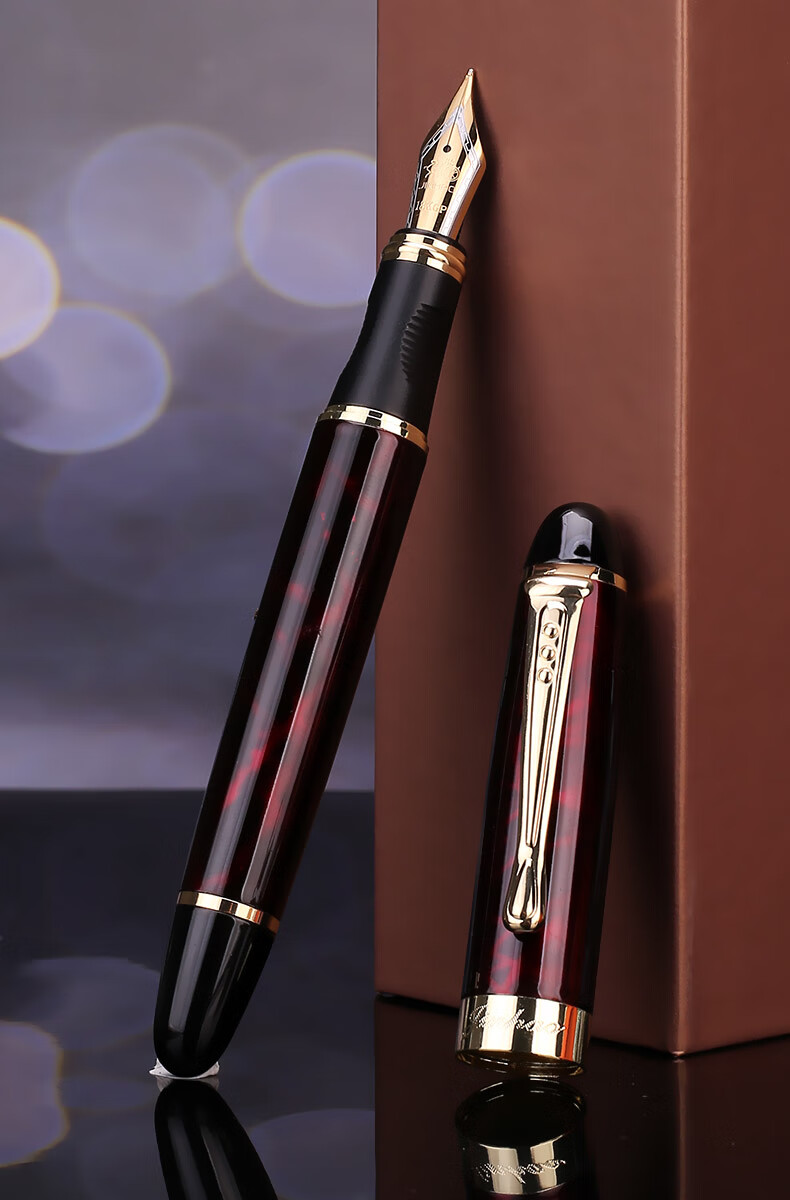 金豪钢笔x450学生专用送礼钢笔墨囊可替换练字办公签字笔男士高档硬笔