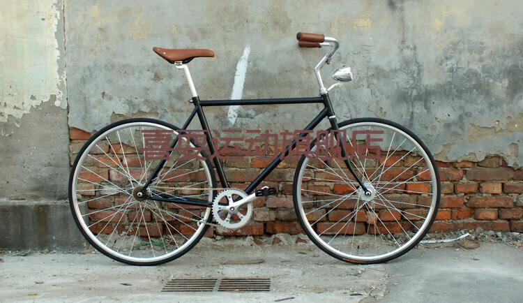 2022新款梅勒复古自行车成人 mettler/梅勒 死飞梅花自行车男女款倒骑