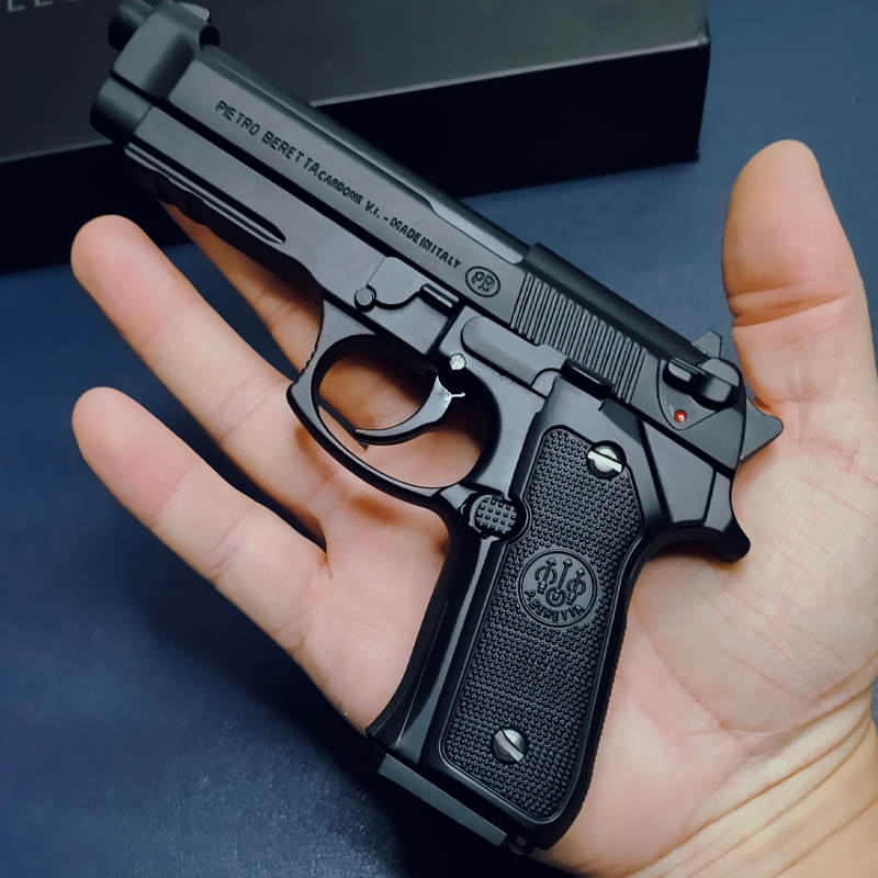 合金伯莱塔m92手抢模型1:2.