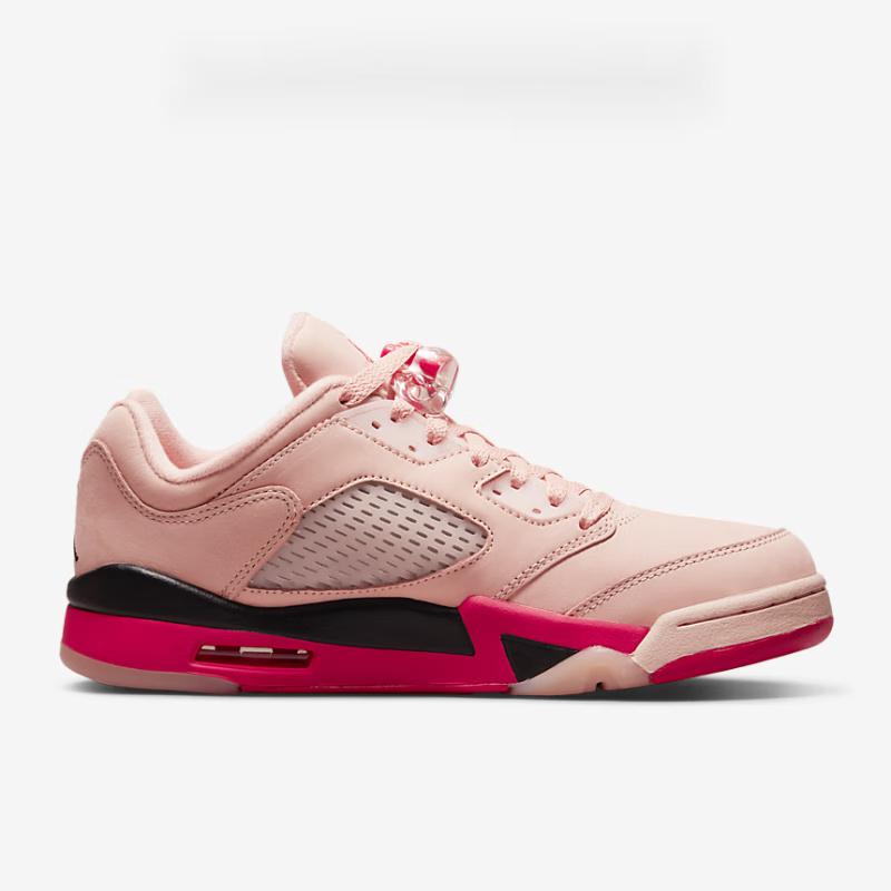 air jordan 5 low aj5北极粉火烈鸟女款低帮篮球鞋da8016