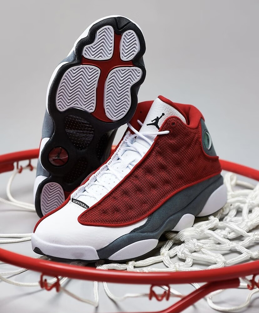 耐克儿童运动鞋air jordan 13 aj13 gs耐克反转熊猫女篮球鞋-061