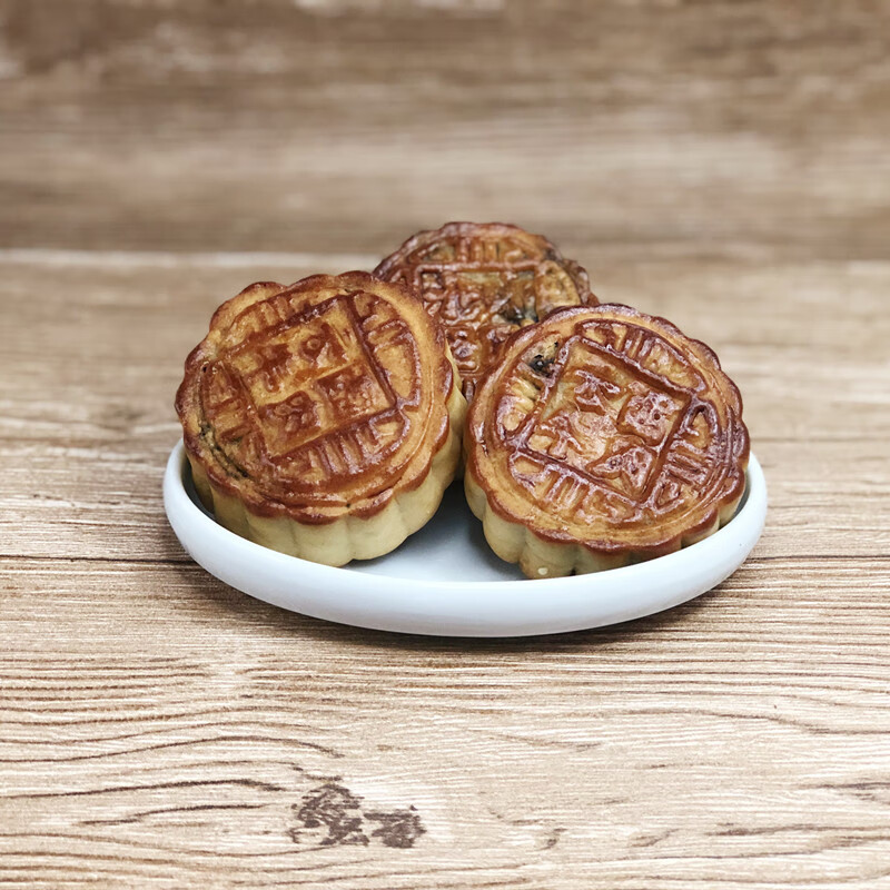 梁记月饼什邡云西黑芝麻牛肉饼散装四川特产中秋特种糕点五封 梁记黑