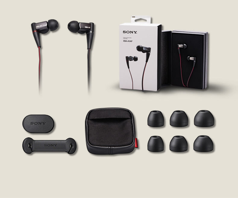 索尼(sony)sony/索尼 xba-a1ap 入耳/耳塞式圈铁结合耳机手机通话带麦