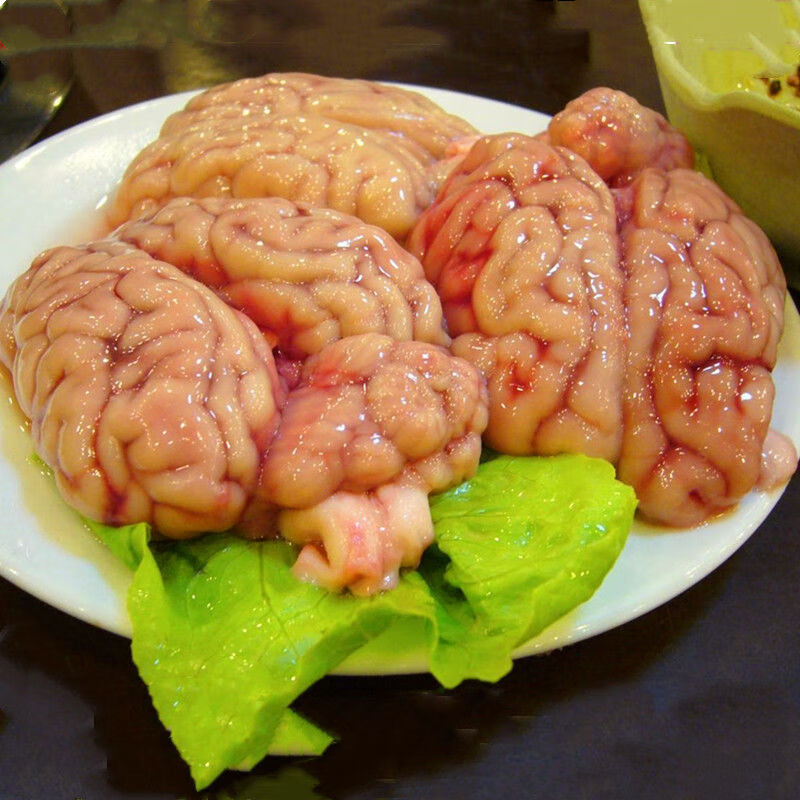 适用于【顺丰速运】新鲜猪脑火锅食材猪脑子批发猪脑髓大猪脑花 4副