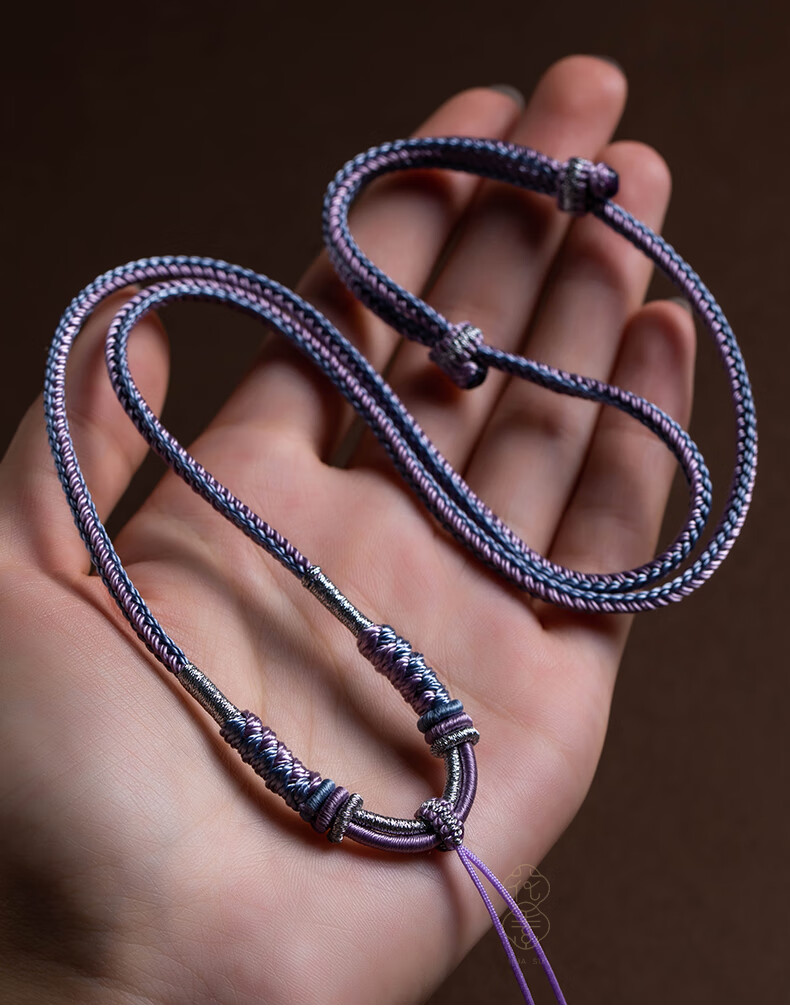 吊坠编绳项链挂坠绳子全手工玉坠挂绳子吊坠挂绳玉佩挂绳高级黑金百年