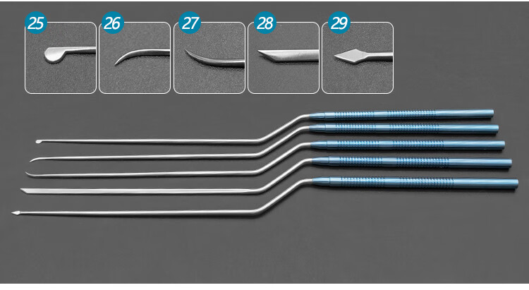 器枪型显微剥离子钛合金神经脑外科手术器械可定制11神经剥离器枪型柄