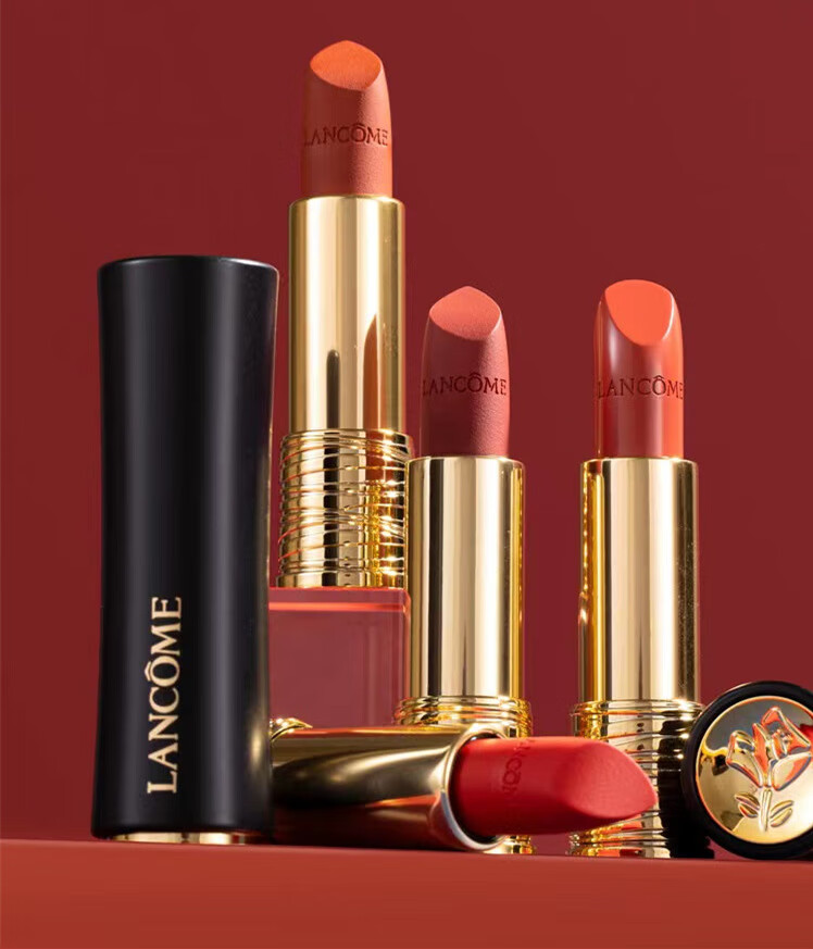 【官方授权】lancome/兰蔻196口红新款小蛮腰295哑光黑粉金管888 粉金