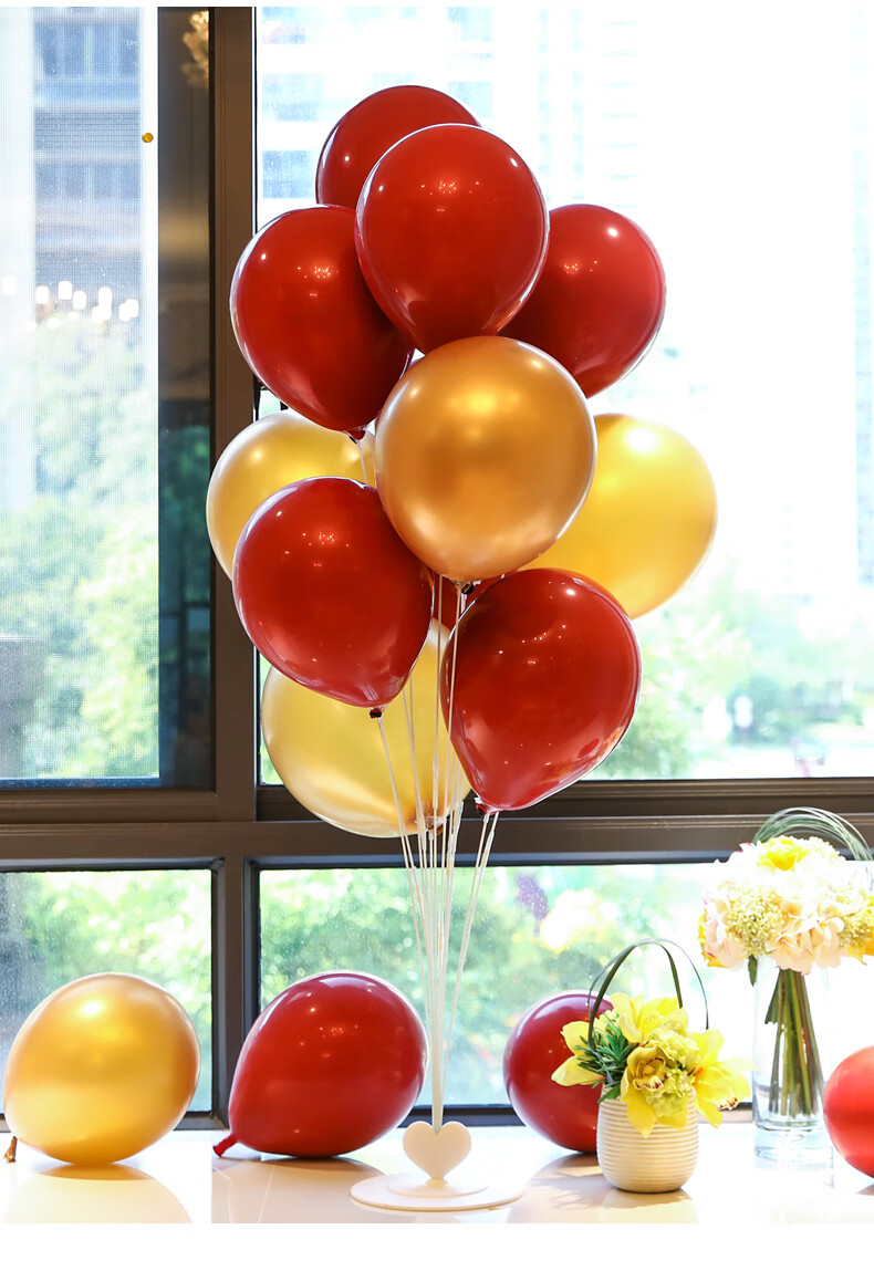 气球立柱桌飘落地支架底座婚庆婚房结婚路引创意生日装饰场景布置