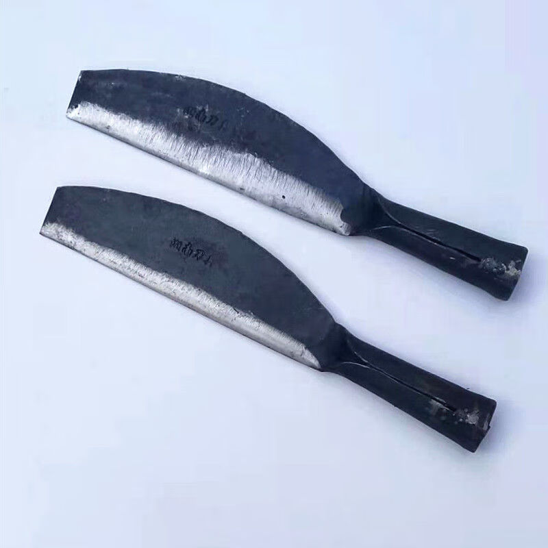 篾刀锻打弹簧钢破竹刀柴树农用柴刀篾竹编竹刀 纯手工老式篾刀约1.