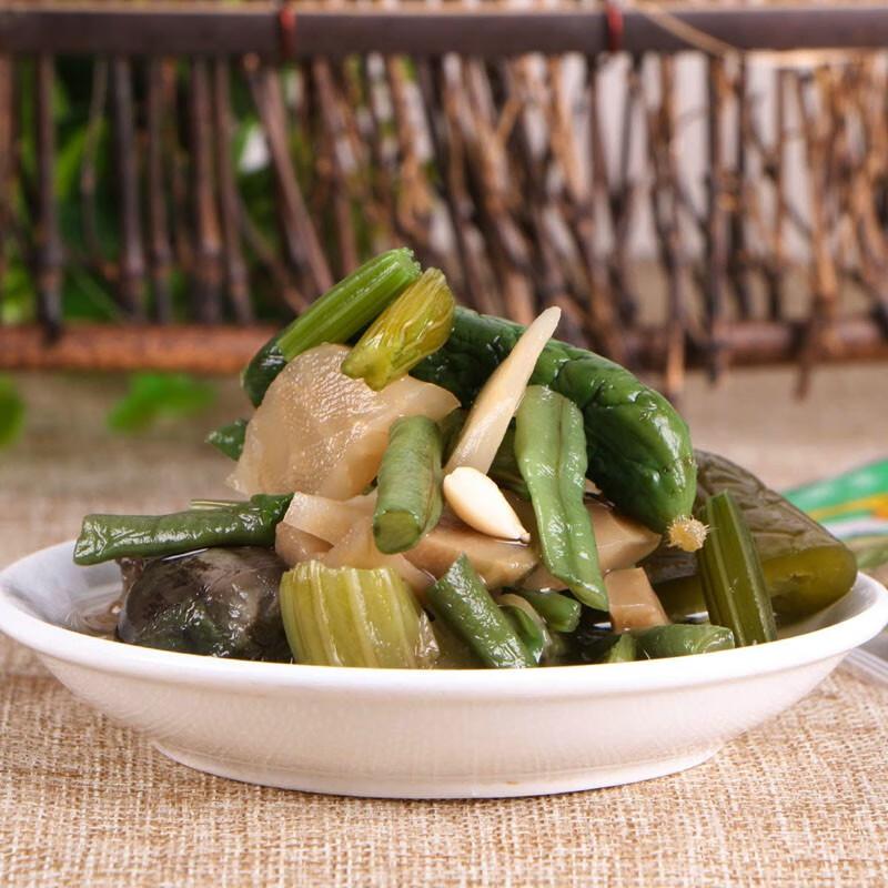 锦州百合小菜虾油什锦菜125克/袋 虾油什锦 虾油味咸菜 锦州什锦菜