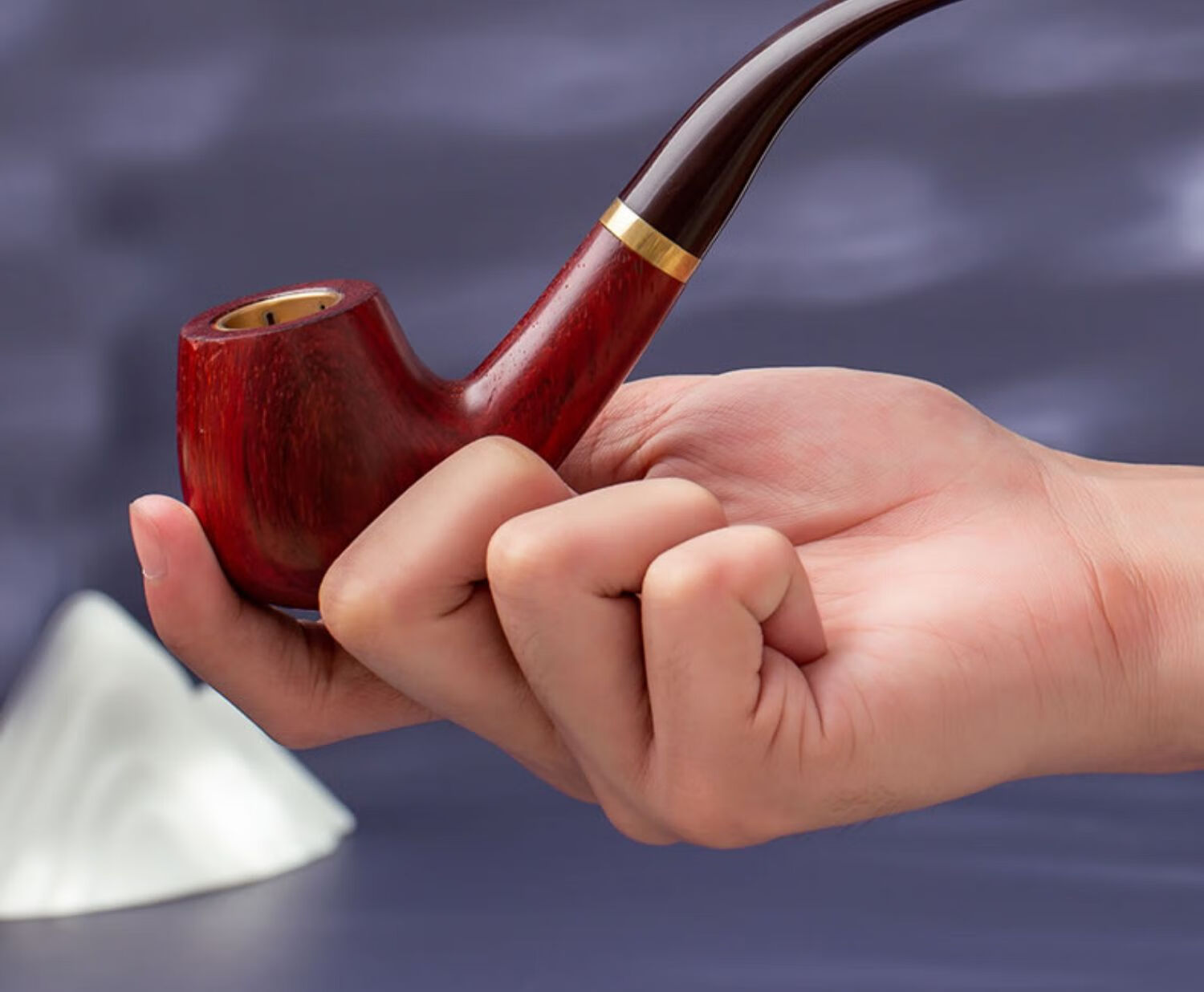 【匠本严选】香港瑞拉克实木烟斗男士手工石楠木老式传统旱烟袋过滤