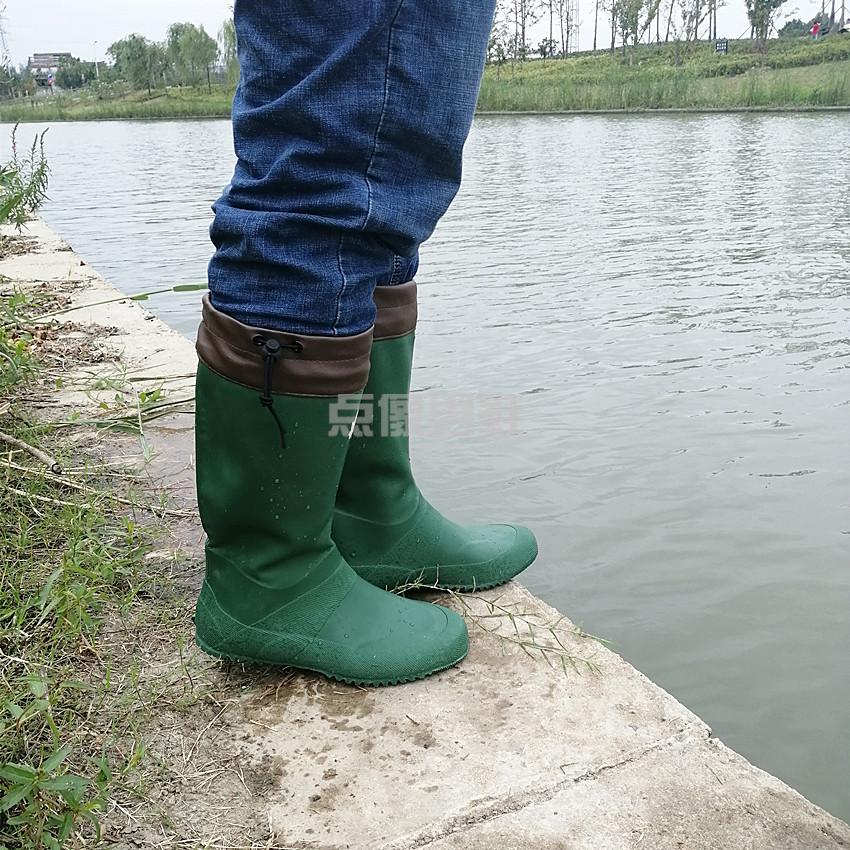 农田鞋劳动干活鞋农田鞋插秧鞋可折叠雨鞋男女雨靴轻巧柔软水桶鞋套鞋