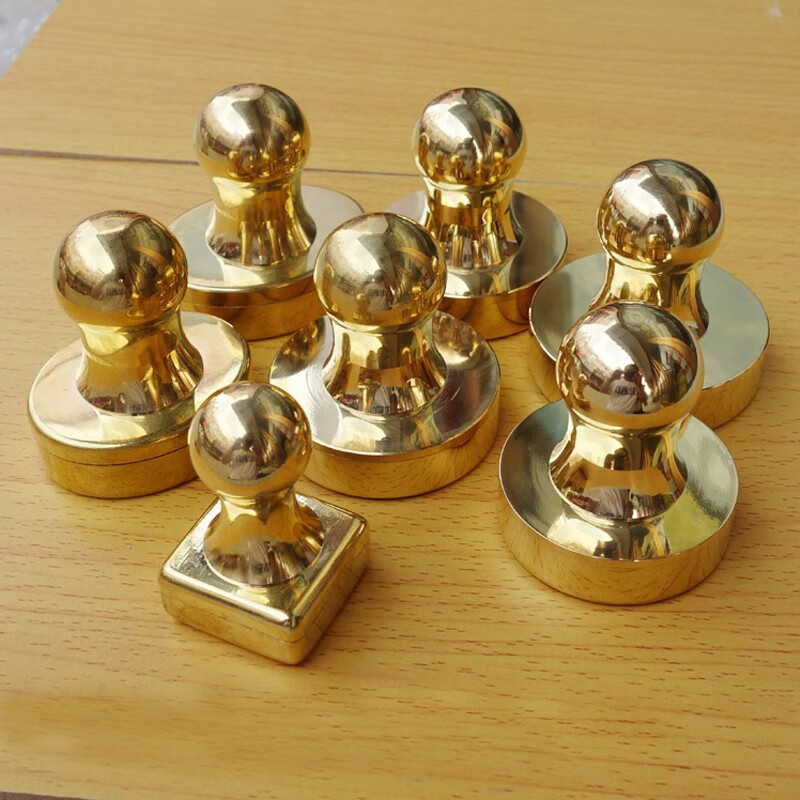 碧墨轩 高档刻章金属铜质定刻铜章外壳光敏刻印章壳结实耐纯铜铜壳换