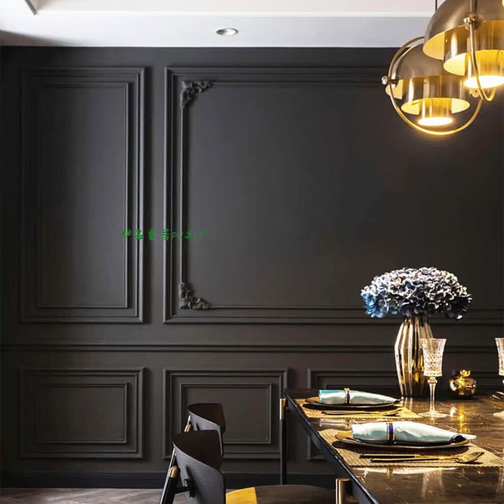 石膏线 欧式pu线条法式客厅电视墙沙发背景墙边框线造型装饰条石膏收