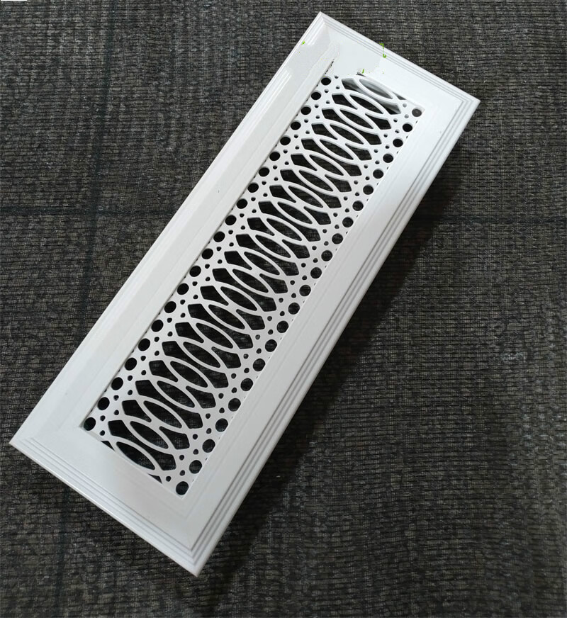 中央空调艺术风口abs雕花出风口花式暖气罩百叶装饰铝合金花风口定制