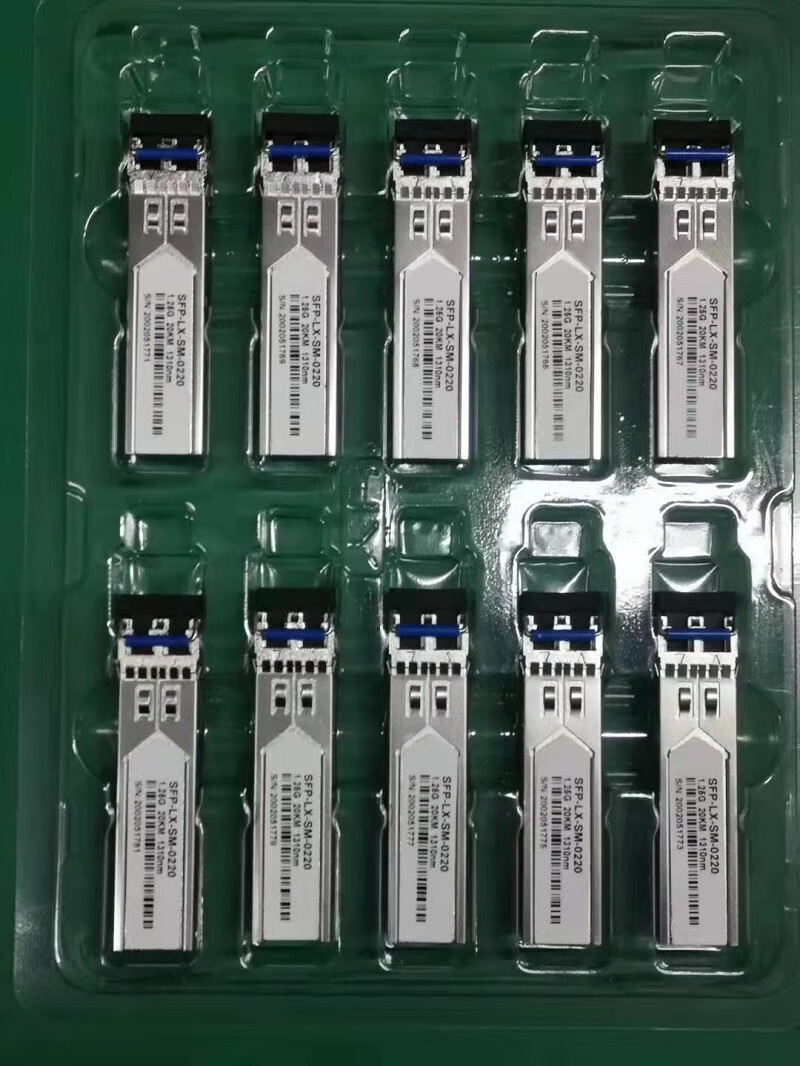 千兆单模双纤sfp-lx-sm1310光模块1.