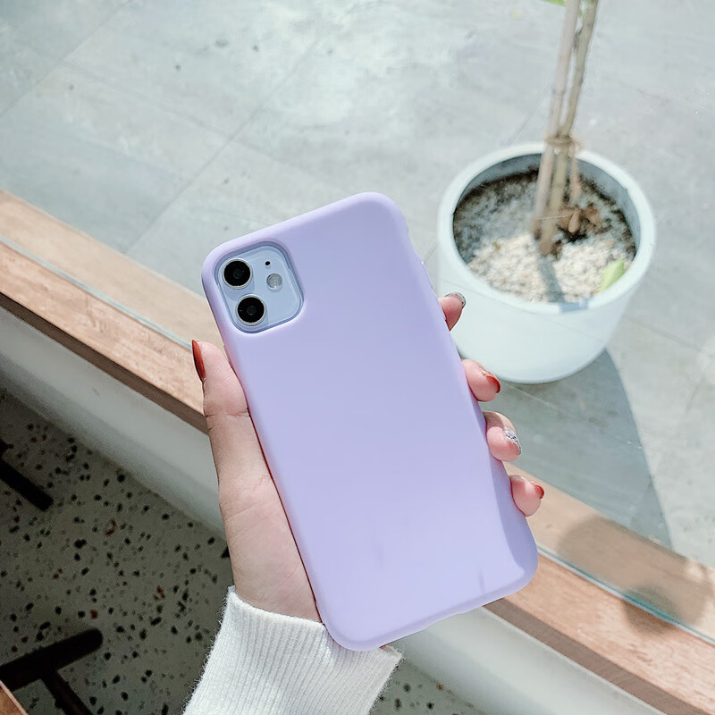 简约小清新纯色磨砂薰衣草紫oppor17手机壳r9s全包r9软a5硅胶r11s防摔