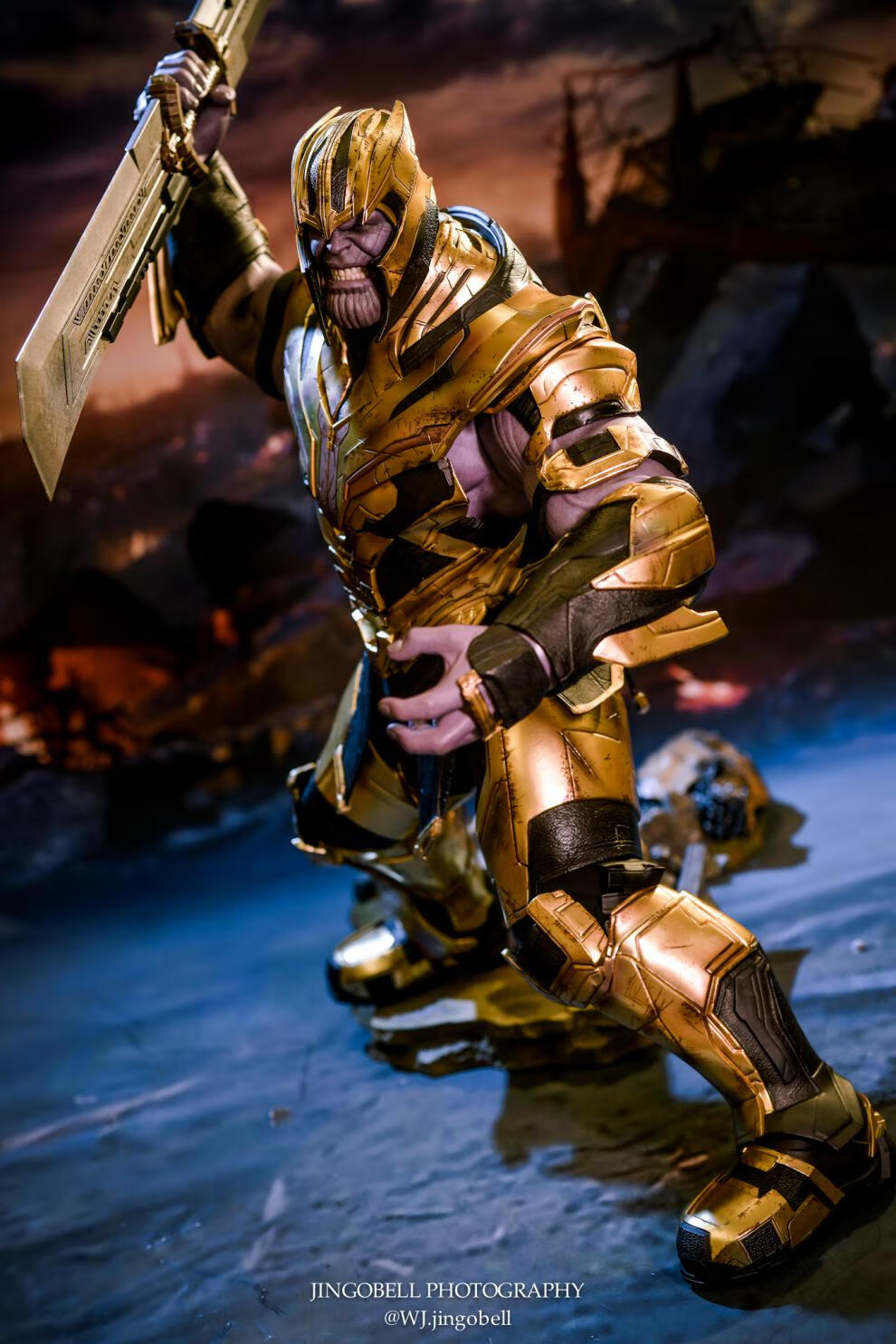 0收藏级复仇者联盟4盔甲版无限手套模型礼物摆件男孩 蚁人(双头雕)