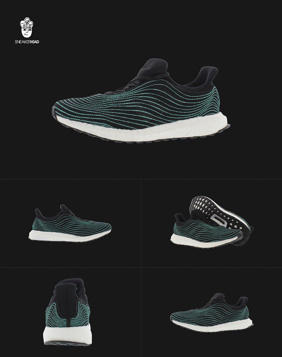 adidas ultraboost dna parley 阿迪达斯 轻便透气 运动跑步鞋 mss-eh