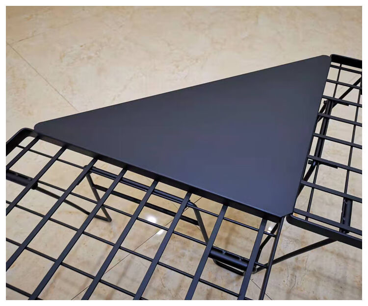 户外折叠小桌子野餐用品网格桌椅可折叠露营野外地摊摆摊夜市烧烤 单