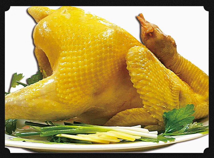 长汀加热15分钟即食皮脆肉劲不柴盐酒白斩风味450g两包白斩鸡450g包