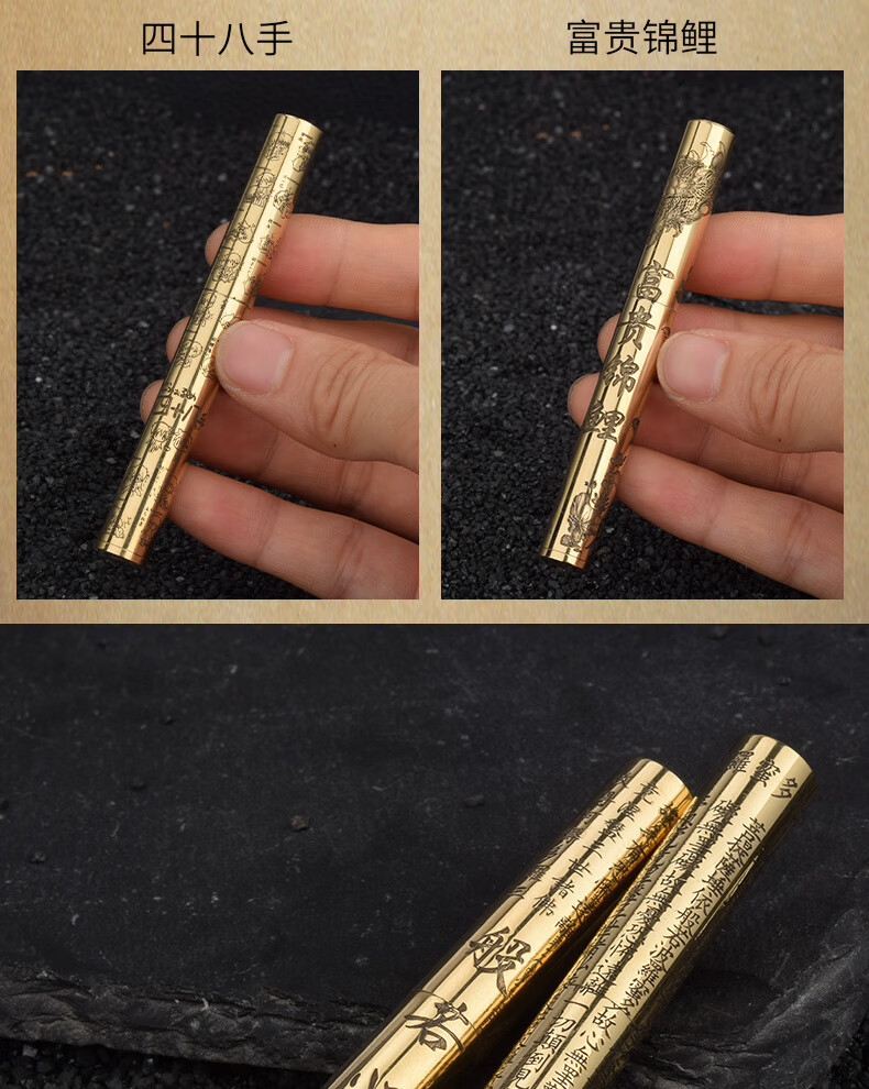 【官方旗舰】盘龙棍打火机quercia盘龙棍煤油打火机环绕黄铜雕刻双节