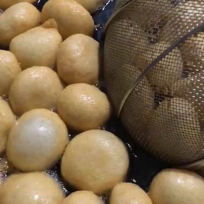 江西赣州特产农家手工鱼饼鱼腐炸鱼球煮汤火锅料原味鱼丸食品鱼脯250g