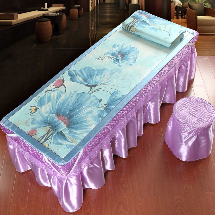 床上用品 竹席 茵思宛(yinsiwan) 美容床凉席藤席推拿床按摩床冰丝席