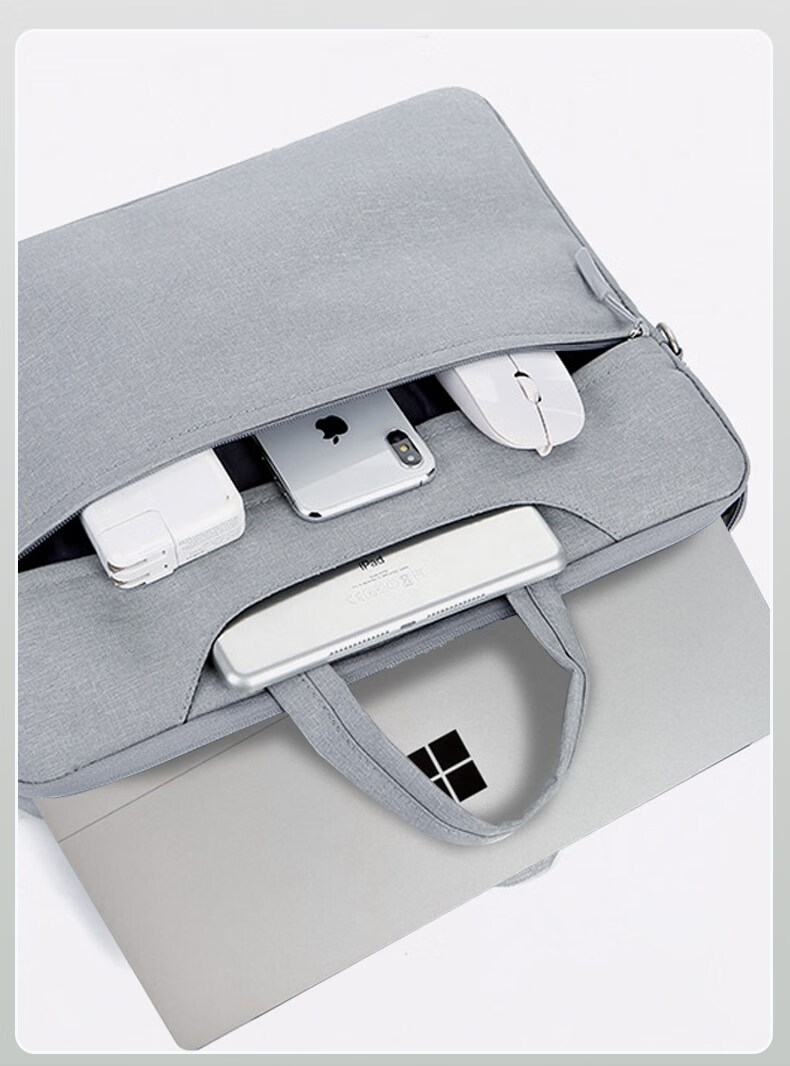 pro9/8/7/6/5电脑包go 3/2平板电脑pro x手提包l book-15寸【浅粉内加