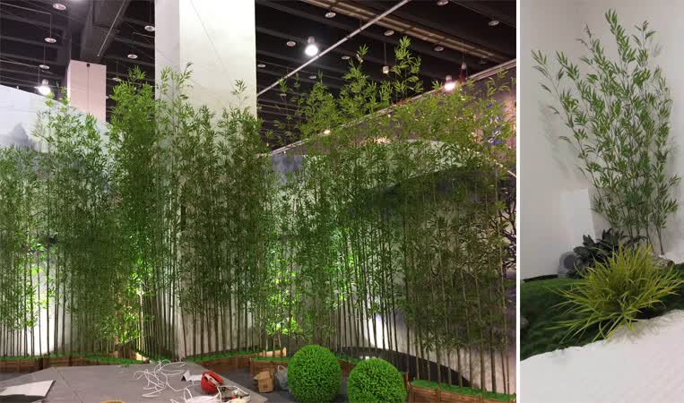 仿真竹子假竹子富贵竹细水竹装饰竹隔断屏风玄关盆栽竹子加密竹4米高