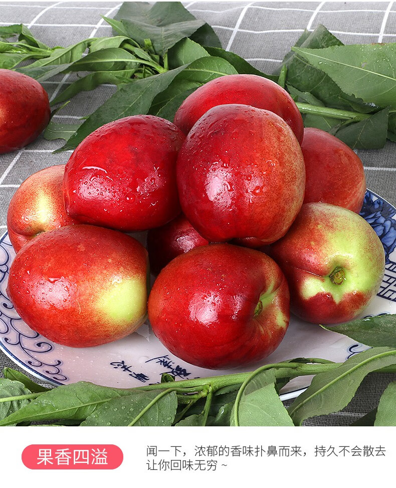 西峡馆油桃黄肉油桃新鲜水果25kg大果