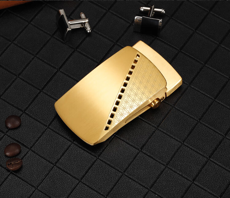 高品质304不锈钢滚轴皮带扣头无孔无牙自动扣裤腰带头男帆布平滑扣