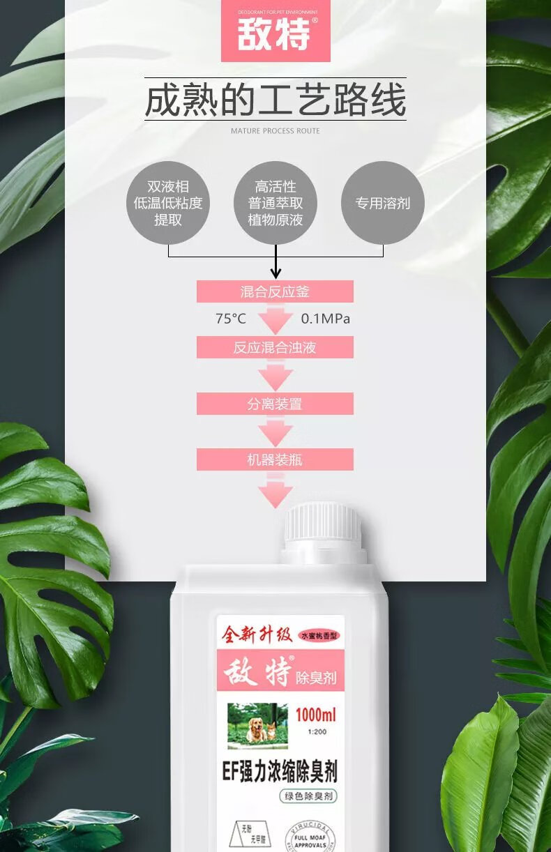 同仁堂原料敌特宠物消毒液狗狗除臭剂室内去味杀菌猫砂喷雾祛去尿骚