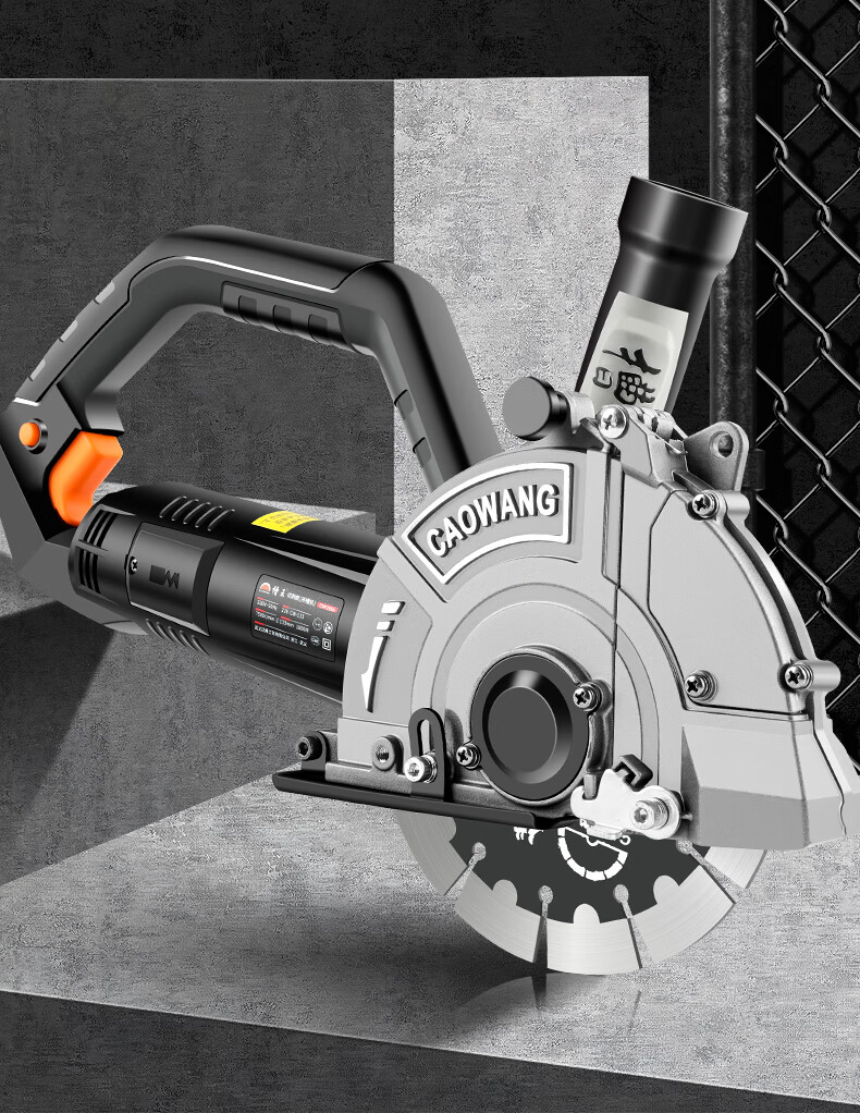 单片开槽机混凝土带水无尘水电安装墙壁角磨机改切割机大功率推荐新款