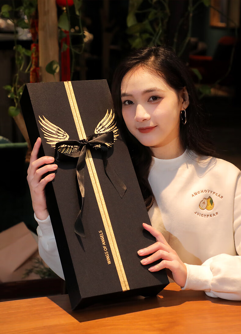 kourt情人节礼物送女朋友老婆天使之翼一鹿有你口红礼盒化妆品生日礼物 天使之翼+音乐礼盒+项链+香水