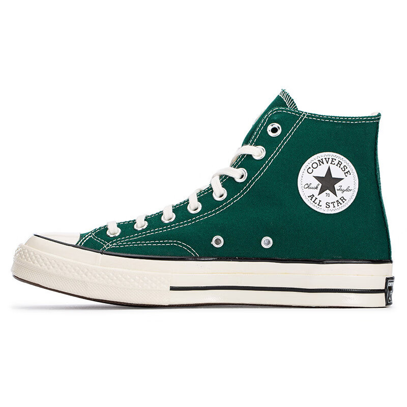 [买手代购] 匡威帆布鞋男女鞋1970s三星标情侣高帮休闲鞋丛林绿帆布鞋
