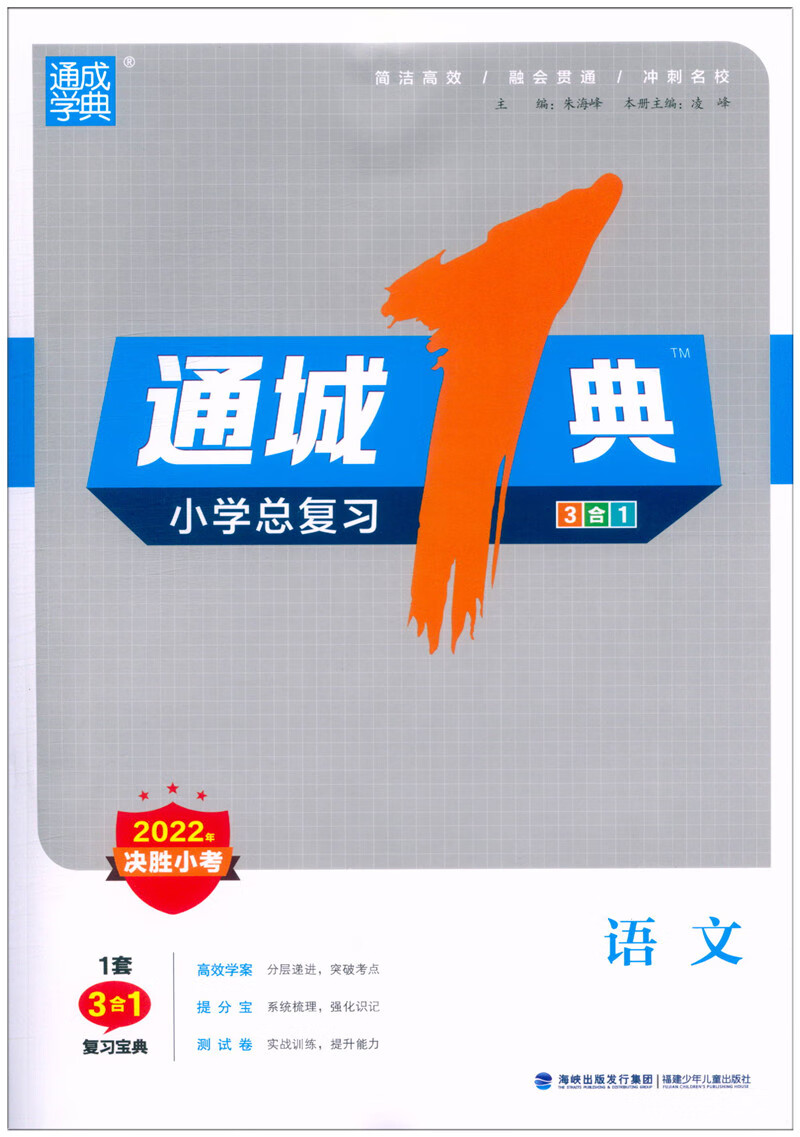 2022新版通城1典小学总复习语文人教版部编版通城学典小考小升初专题
