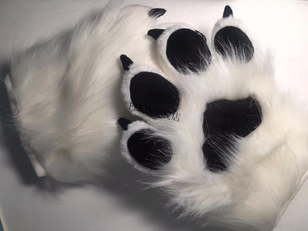 兽装furry手作手作兽爪手套fursuit兽装定制cos猫爪毛绒furry半装兽圈