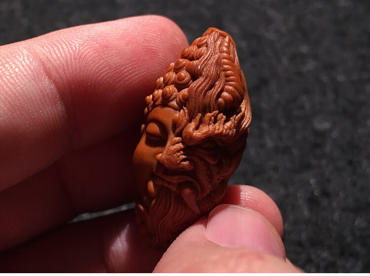 菩香阁 19超高一念之间手串橄榄核胡雕男链差舟山南苏工佛魔由心生